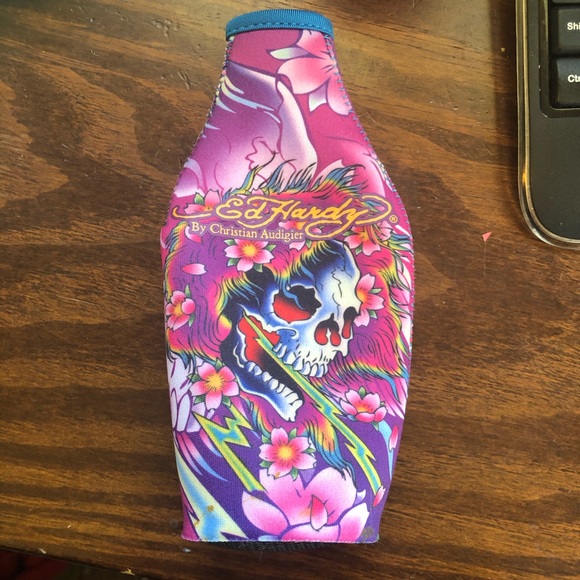 Ed Hardy Other - Ed Hardy Bottle Koozie Insulated Holder